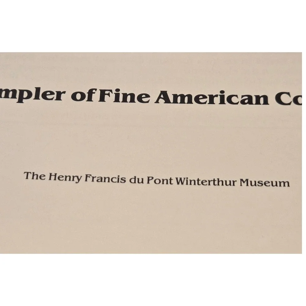Winterthur Culinary Collection Cookbook Dupont Museum Vintage New England